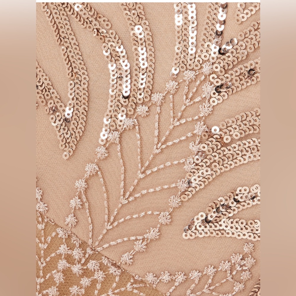 Elie Saab Pleated Sequined Embroidered Tulle Gown - Picture 4 of 4
